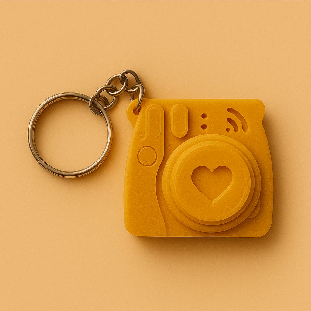 Intax Fotoğraf Makinası Anahtarlık | Gold